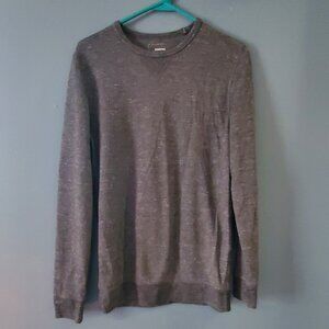 Sonoma Size Small Mens long Sleeve Sweater Knit Top Dark Gray